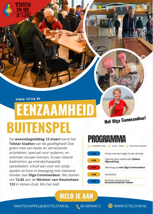 Meld je aan voor Eenzaamheid Buitenspel 2025